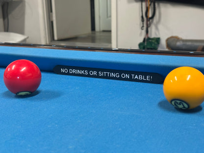Vortex-3DP Railboards™️:  Custom Pool Table Signs (set of 2)